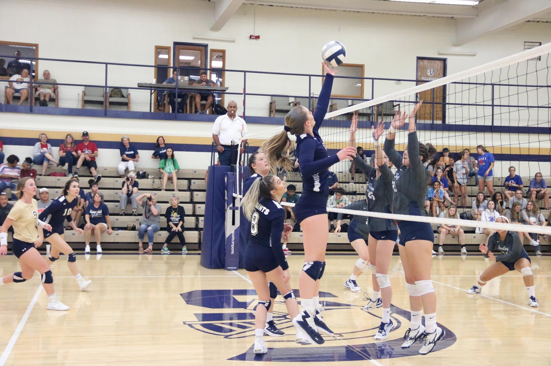 Volleyball Steals Win From DII School
